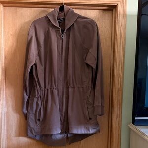 Athleta taupe utility Jacket with cinch waist